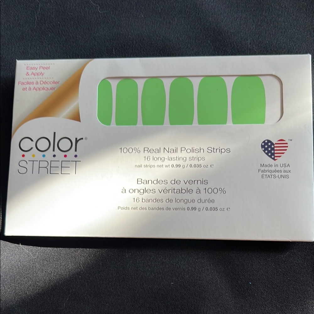 Color Street Green Nail Polish Strips